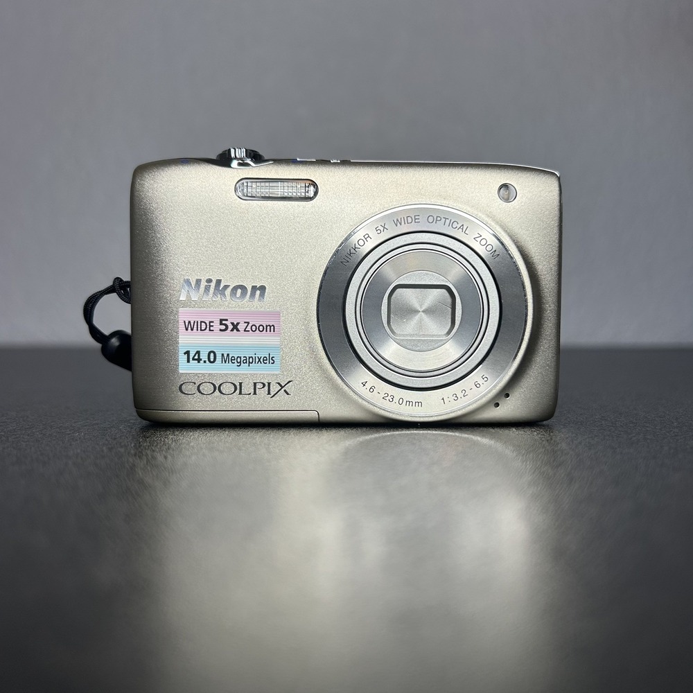 Nikon COOLPIX S3100 14MP Digital Camera 5x Zoom 8GB SD Battery Charger Tested - Picture 7 of 8